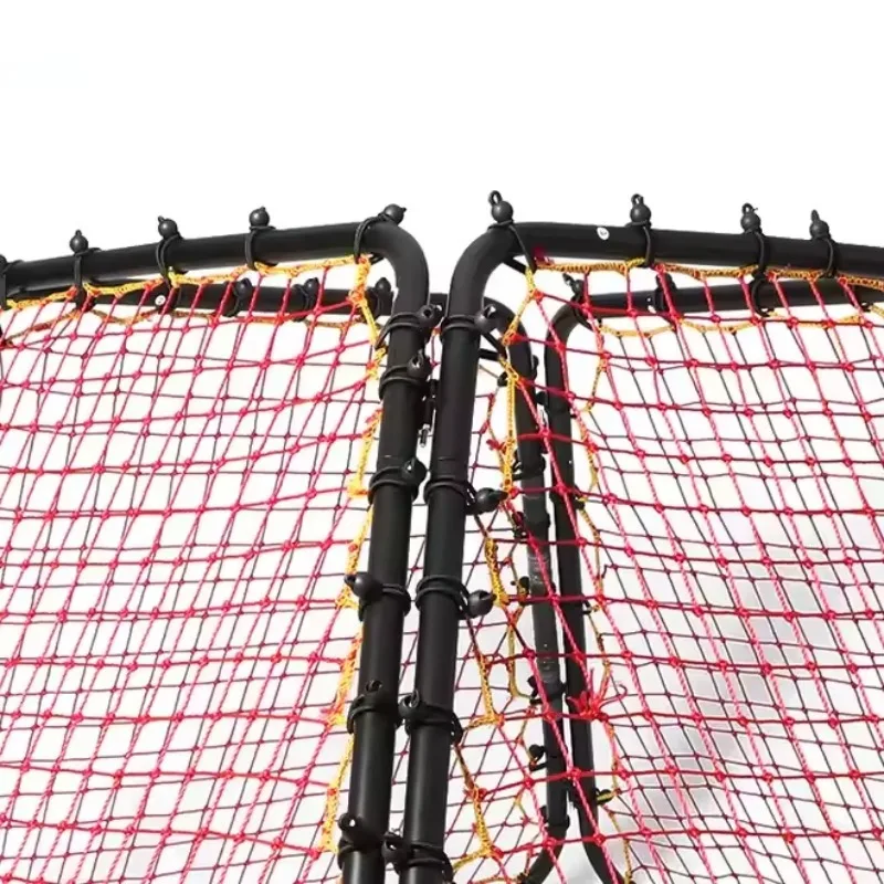 Perlengkapan Latihan Sepak Bola Jaring Rebounder Empat Sisi Sudut Dapat Disesuaikan Portabel Pasokan Pabrik untuk Lapangan Sepak Bola