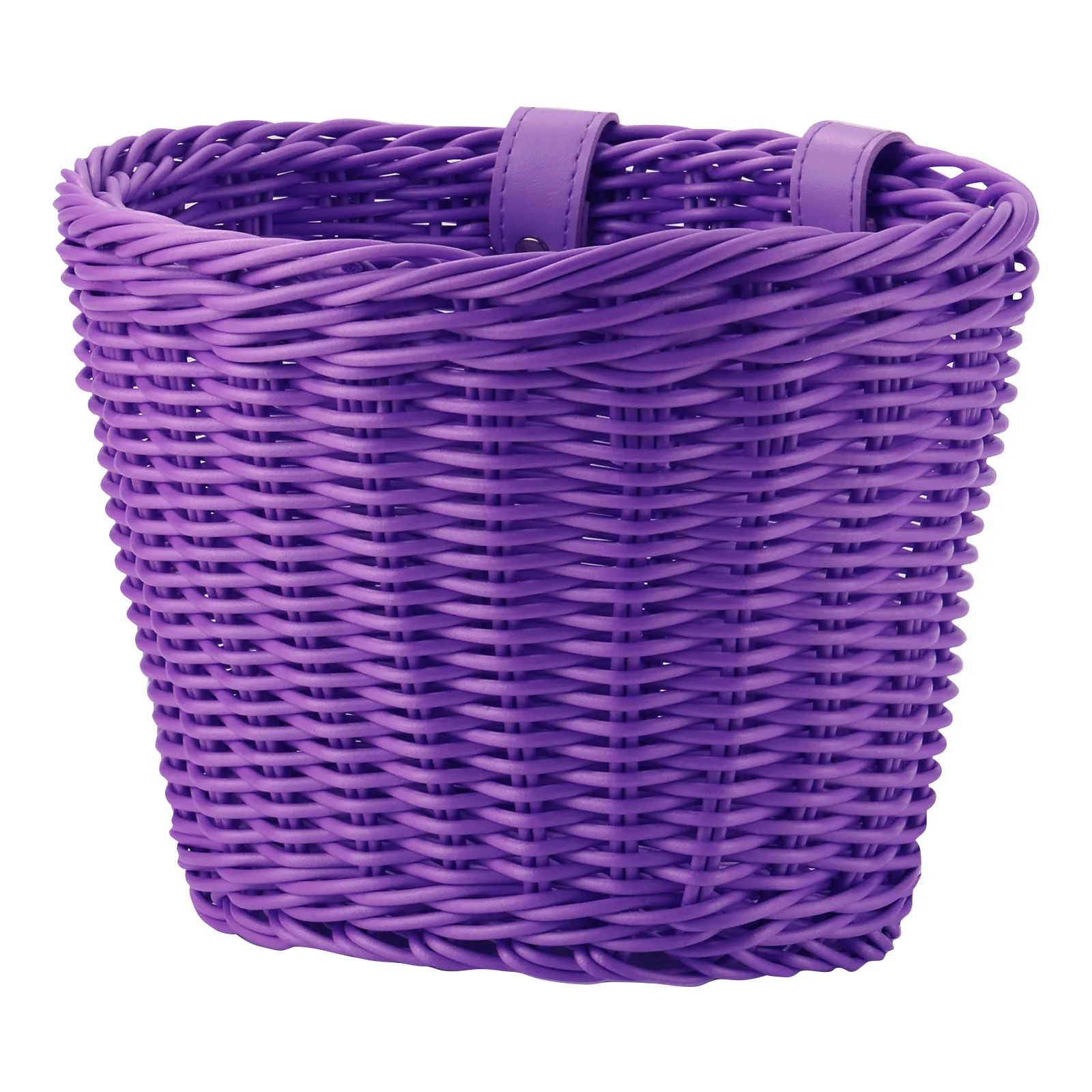 AliExpress Vintage Hand-Woven Rattan Bicycle Basket Large Capacity Bike Cargo Storage Container Bike Carrier Bag Bicycle Accessory