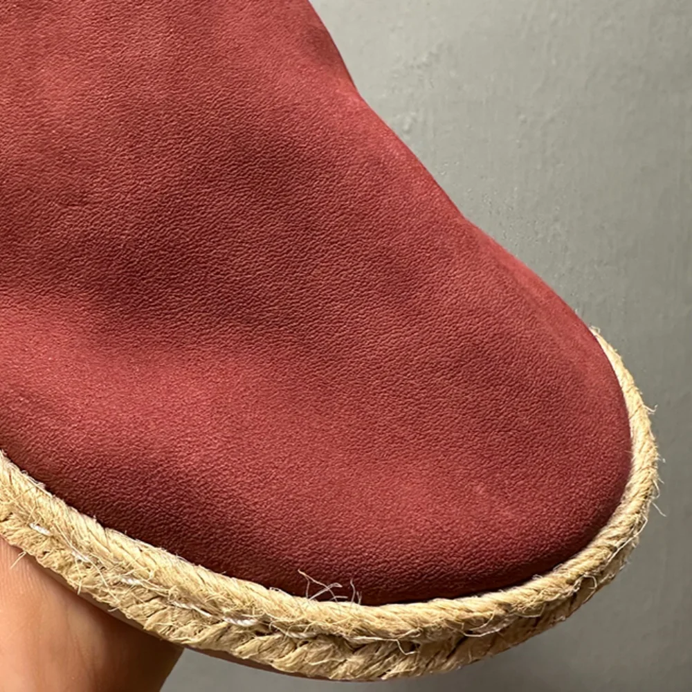 أحذية صياد السمك من جلد البقر الناعم، أحذية مريحة من الجلد الطبيعي للرجال، أحذية بدون كعب كاجوال مصنوعة يدويًا، أحذية قيادة