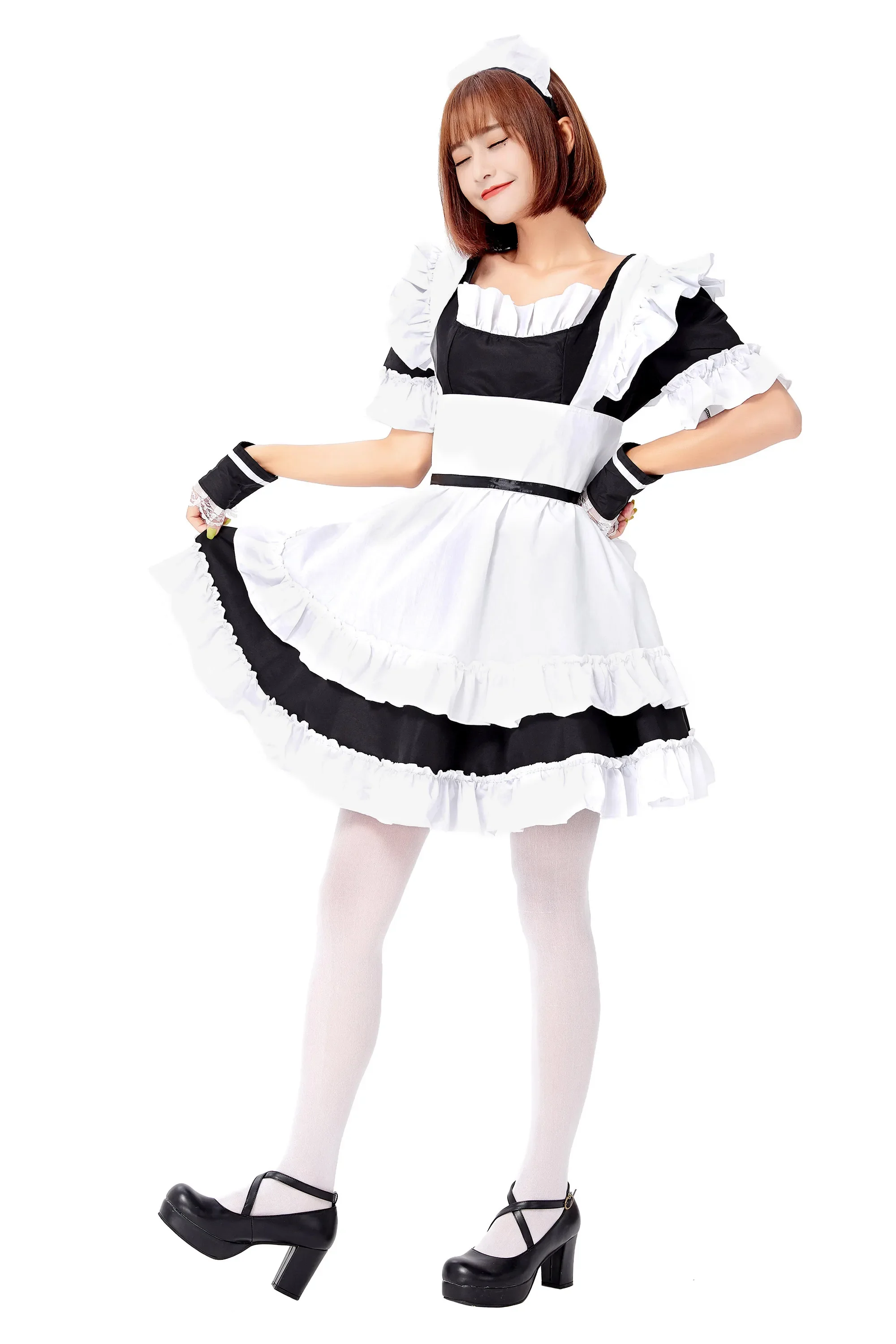 Factory Hot Sale Sexy French Maid Costume