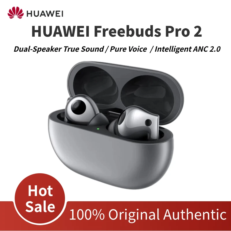 

Original Huawei FreeBuds Pro 2 Wireless Earphones In-ear Headphones Headset Earbuds Active Noise Cancellation for Smartphone