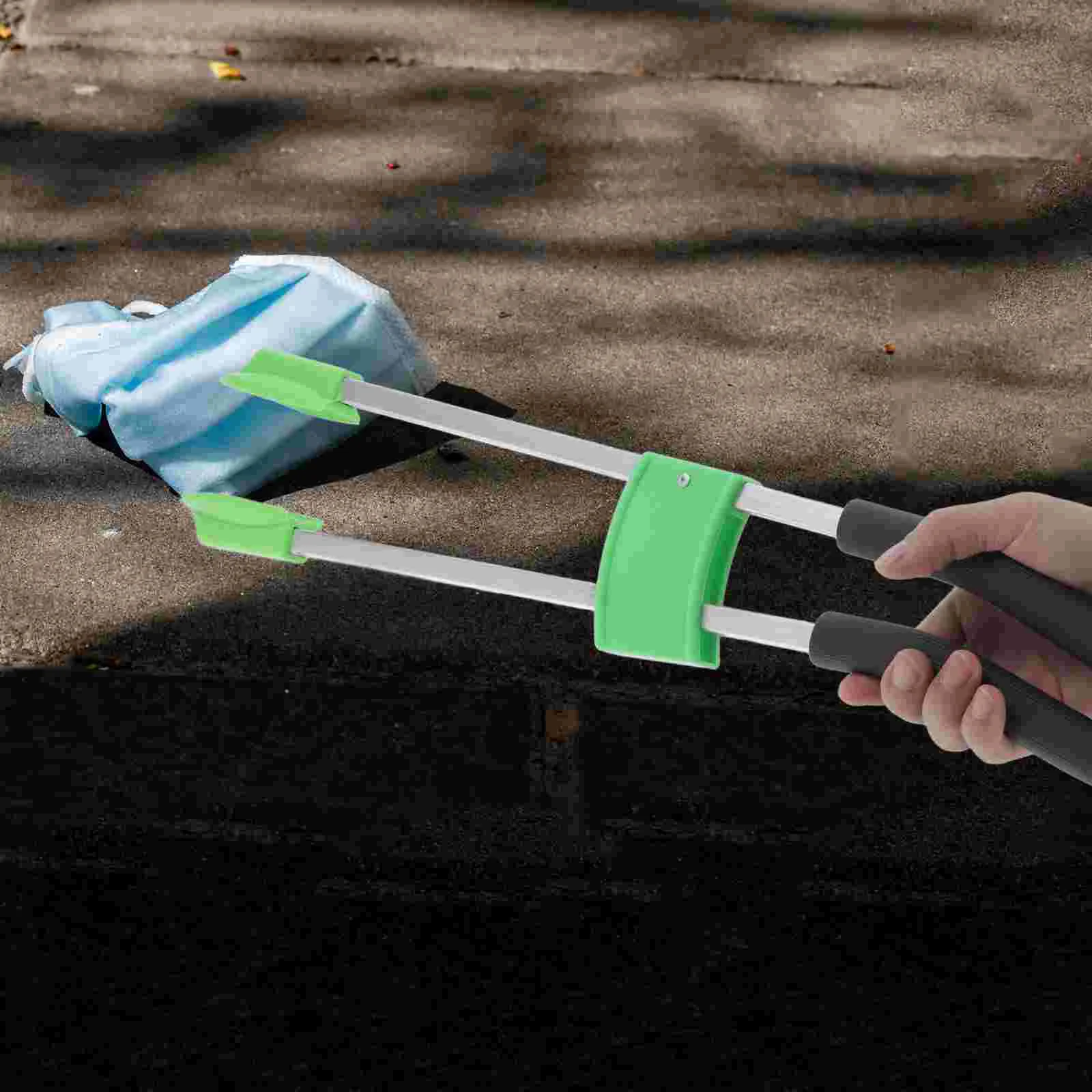 

Multifunctional Trash Clip Multi-functional Picker Garbage Tongs Grabber Folder Environmental Tool Clips Aluminum Alloy