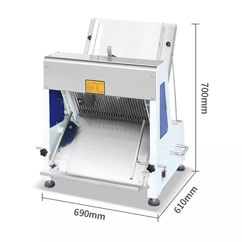 상업용 전기 절단기, 자동 스퀘어 백, 베이킹 토스트 빵, 햄번 슬라이서, 31 슬라이스
