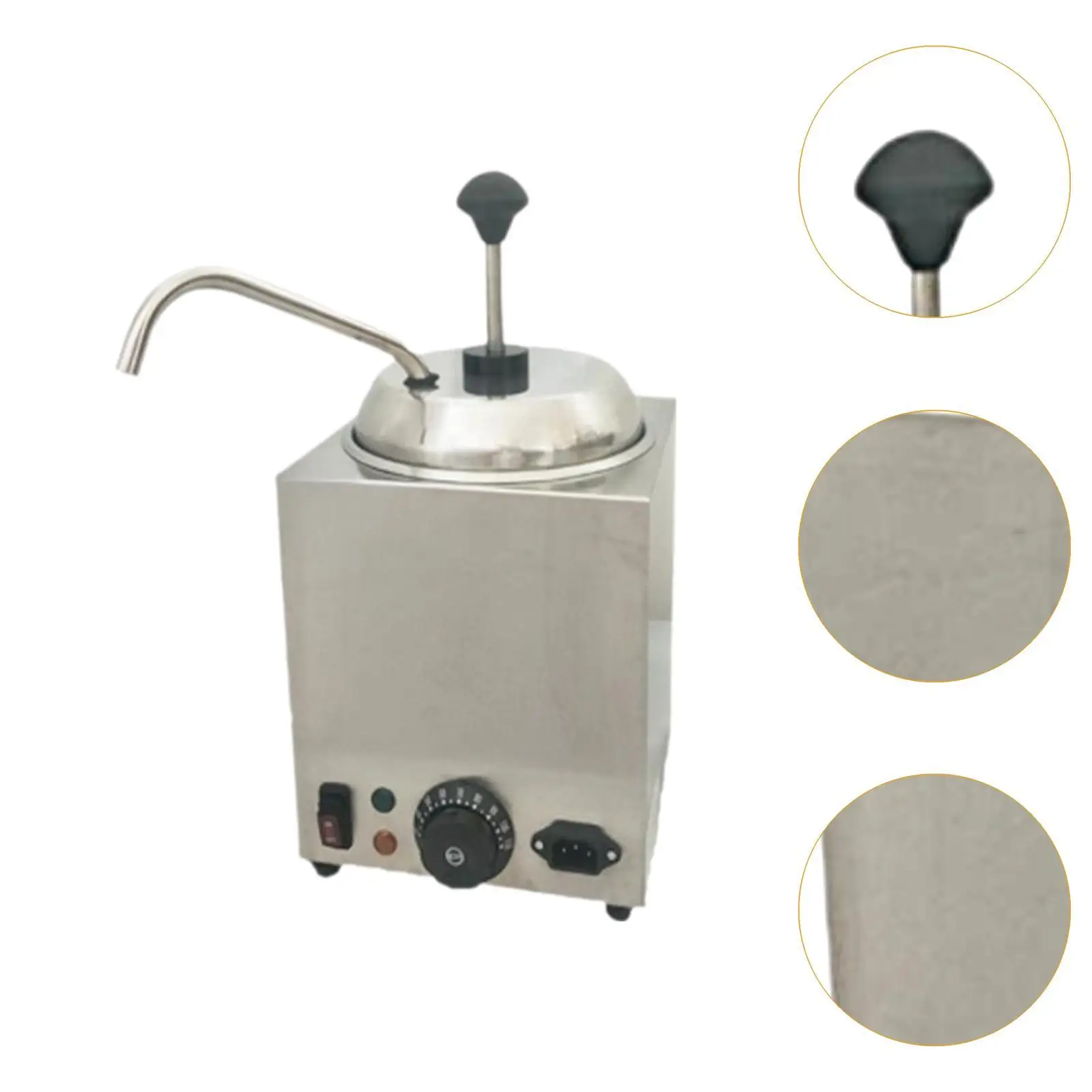 موزع جبن ناتشو الكهربائي، موزع جبن كهربائي احترافي لتدفئة الحلوى للمنزل #5