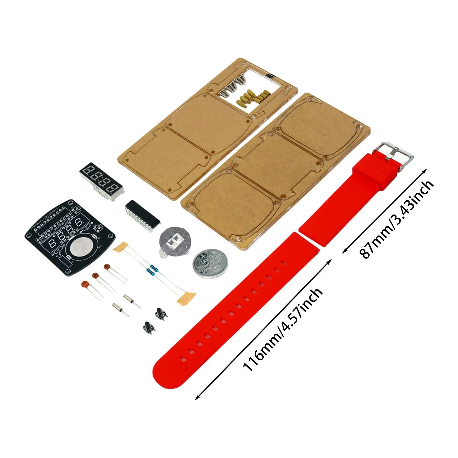 مجموعة الساعات الإلكترونية DIY هدية مجموعة التعلم الإلكترونية للتعليم المدرسي #6