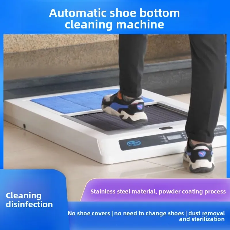 Home Office Automatic Sole Cleaner, Shoe Shine Artifact Entry Sole Disinfection Machine
