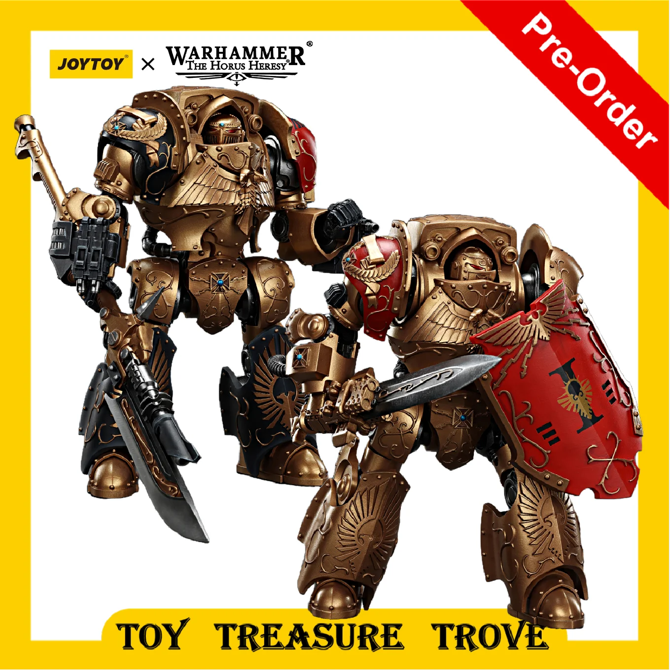 [PRE ORDER] JOYTOY Warhammer 30k 1/18 Action Figures Legio Custodes Contemptor Galatus Achillus Dreadnought Mecha figure