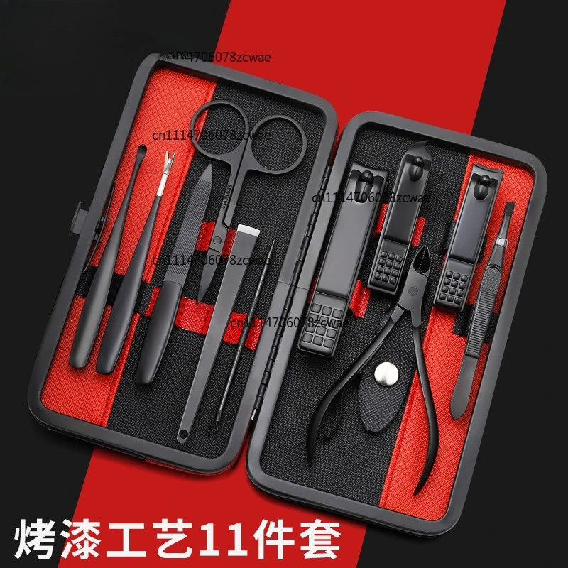 ZOCI-FOR 11Pcs Stainless Steel Nail Care Kit Manicure Pedicure Tools, Nail Clipper & Paronychia Nipper Set