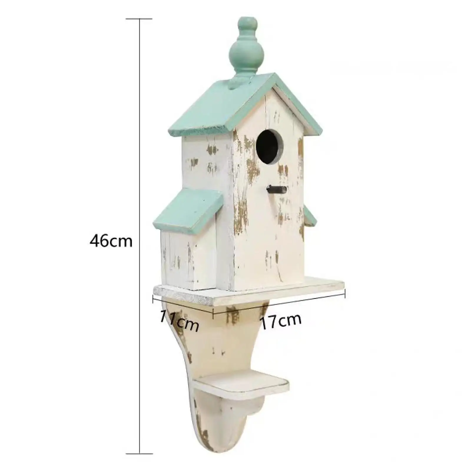 Bird Houses for Outside Birdhouse Wood Multipurpose Hanging Gift Decoration for Outdoor Nests Box for Balcony Fence