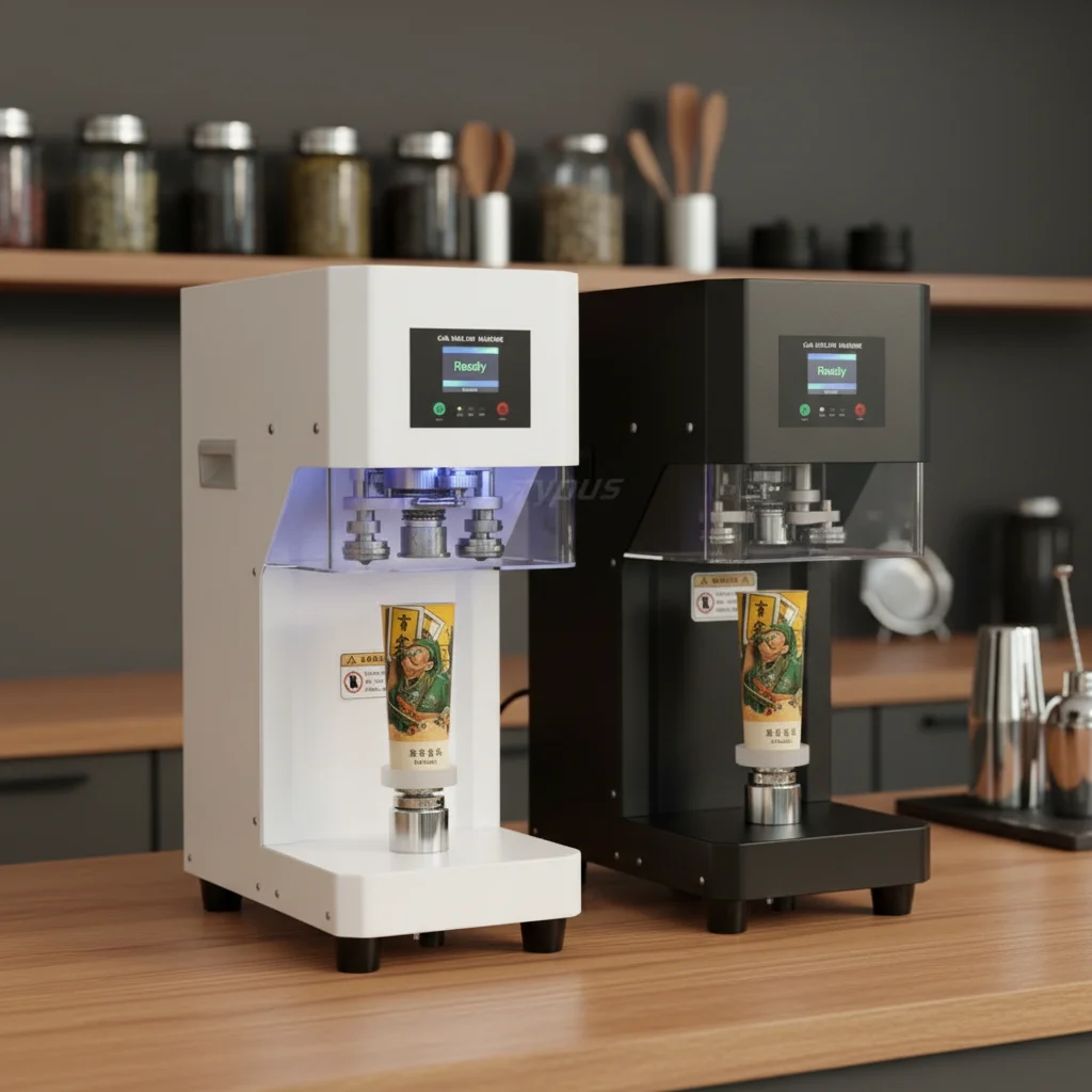 

High Quality Intelligent Non-rotating Paper Tube Composite Can Sealing Machine for Tin Can and Paper Can With Easy Open End