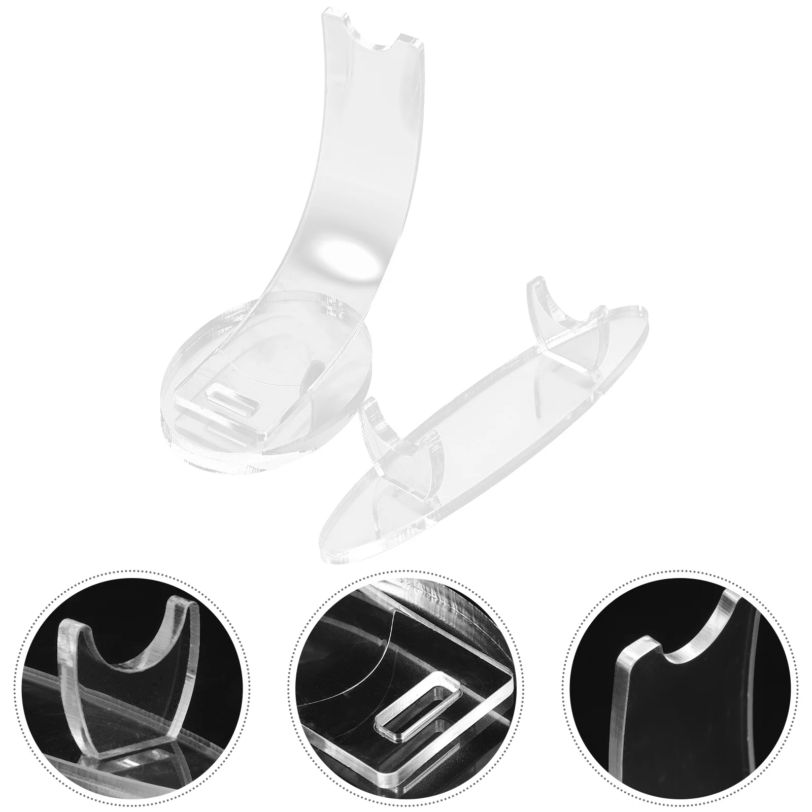

Fountain Pen Rack Vertical Display Stand Acrylic Holder Organizer Single Nail
