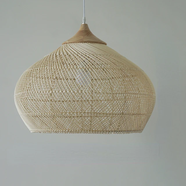 Imagem -05 - Arte Moderna Minimalista Lustre Retro Rattan Natural e Willow Lustre Adequado para Sala de Estar Sala de Jantar Quinta