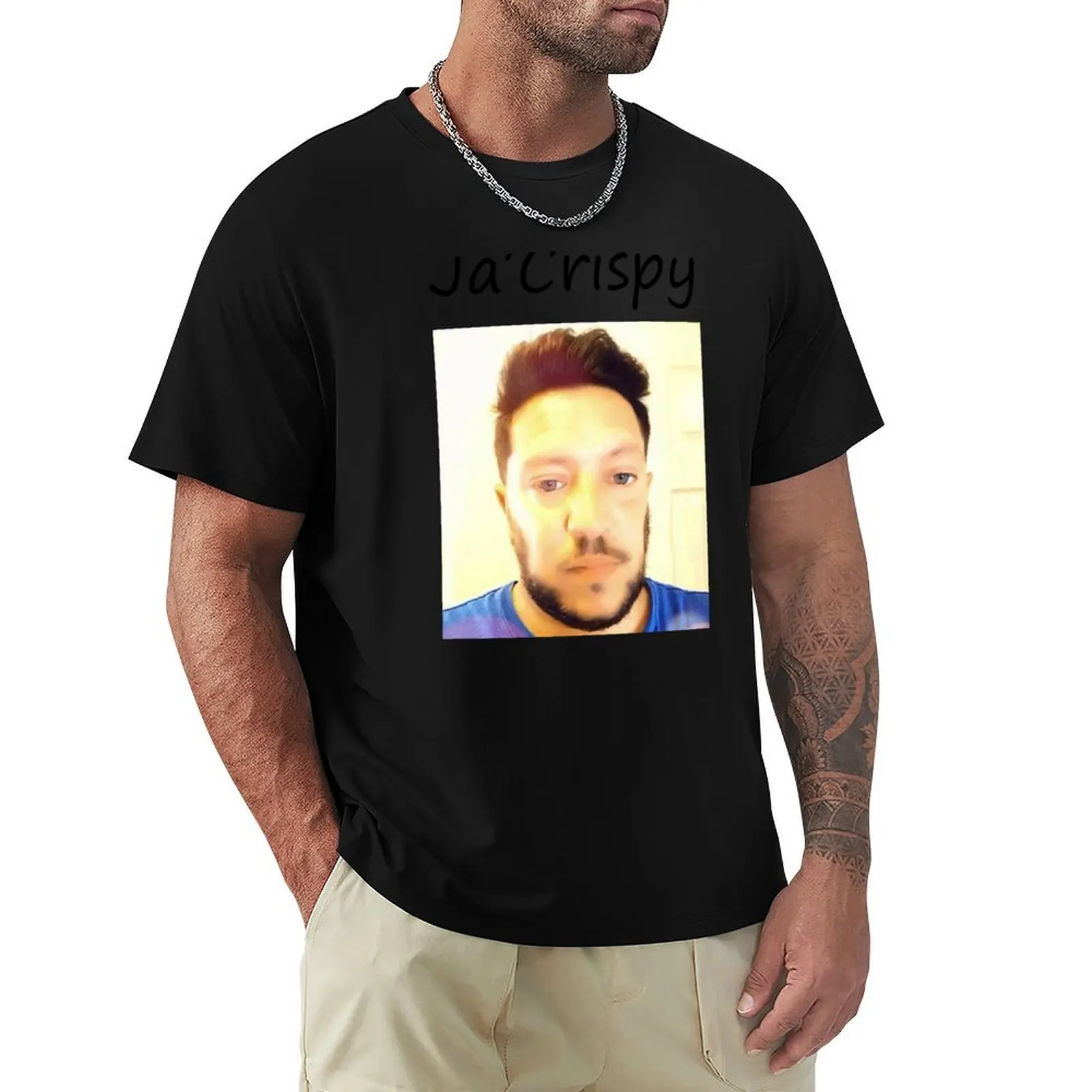 

Ja'Crispy Sal Unisex T-Shirt Plus Size Workout Short Sleeve Top