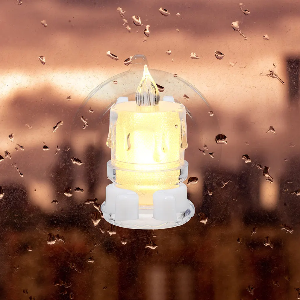 

10pcs Electronic Light Accessories Transparent Suction Cup Mounting Kit For Led Flameless Candles Wall Window Holders