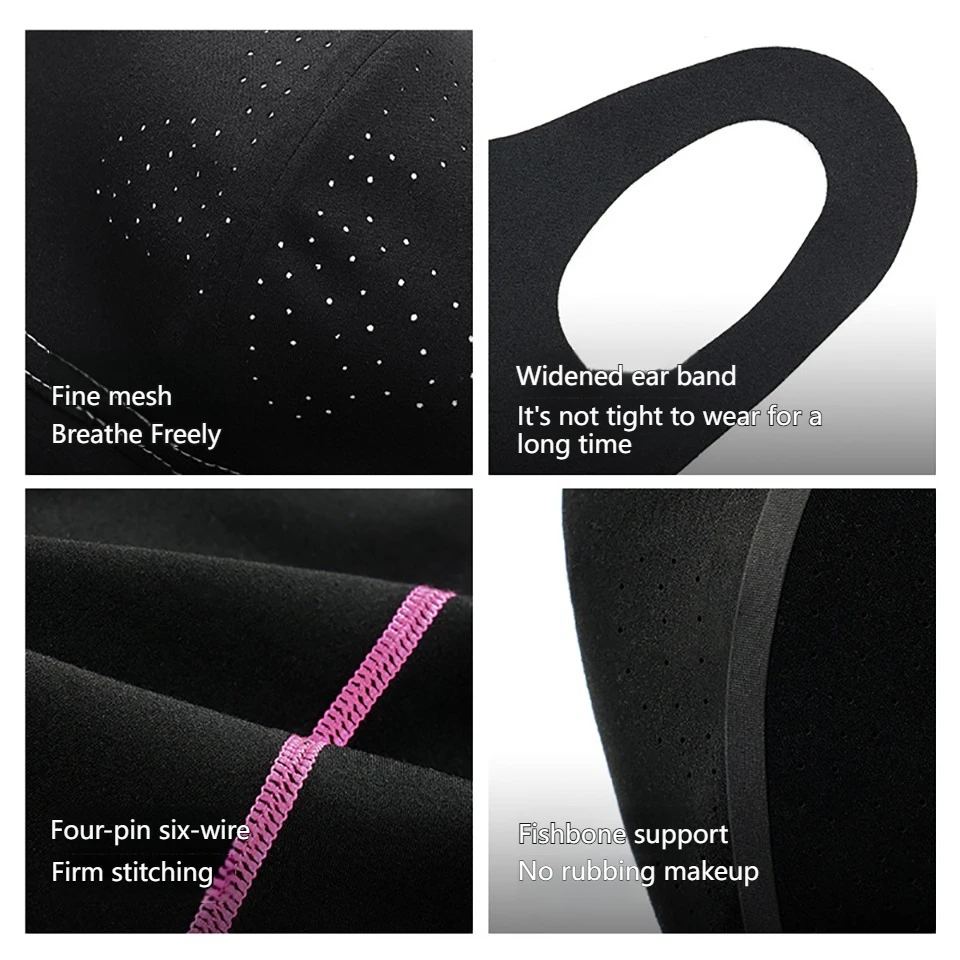 GTUBIKE Winter Ski Face Mask Fleece Lining Thickened Warmth Outdoor Cycling Neck Warmer Windproof Cold-Resistant Ear Loop Design