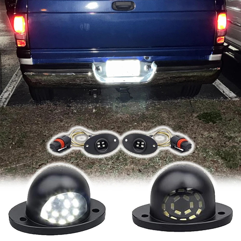 Replacement LED Backup Number License Plate Light for Dodge Ram 1500 2500 3500 Pickup 1994-2001 Auto Assembly Parts OEM55054891