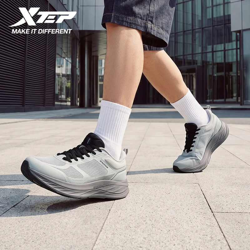 Xtep Men's Breathable Running Shoes Comfortable Sports Shoes for Daily Commuting Lightweight Hiking Shoes 874219110102