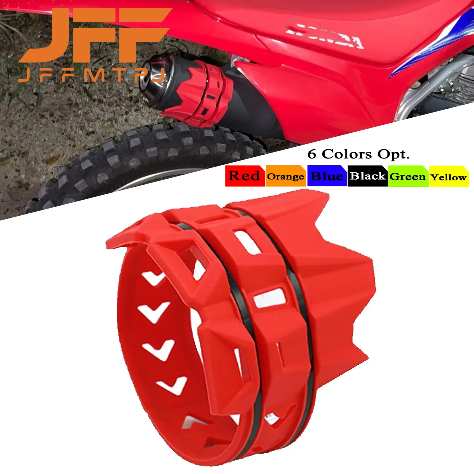 Motocykl ATV osłona rury wydechowej osłona osłony dla Husqvarna KTM Honda Sherco Beta Suzuki Yamaha Kawasaki uniwersalny