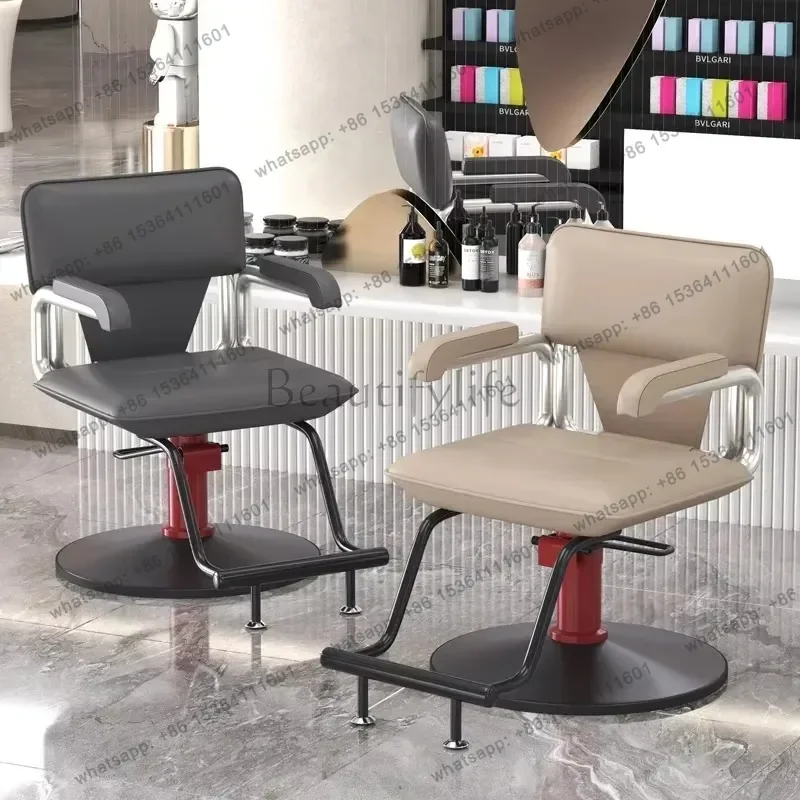 

Classic Man Barber Chair Personalized Leg Rest Chairs Minimalist Chair Cheap Cushion Cadeira De Barbeiro Salon Furniture