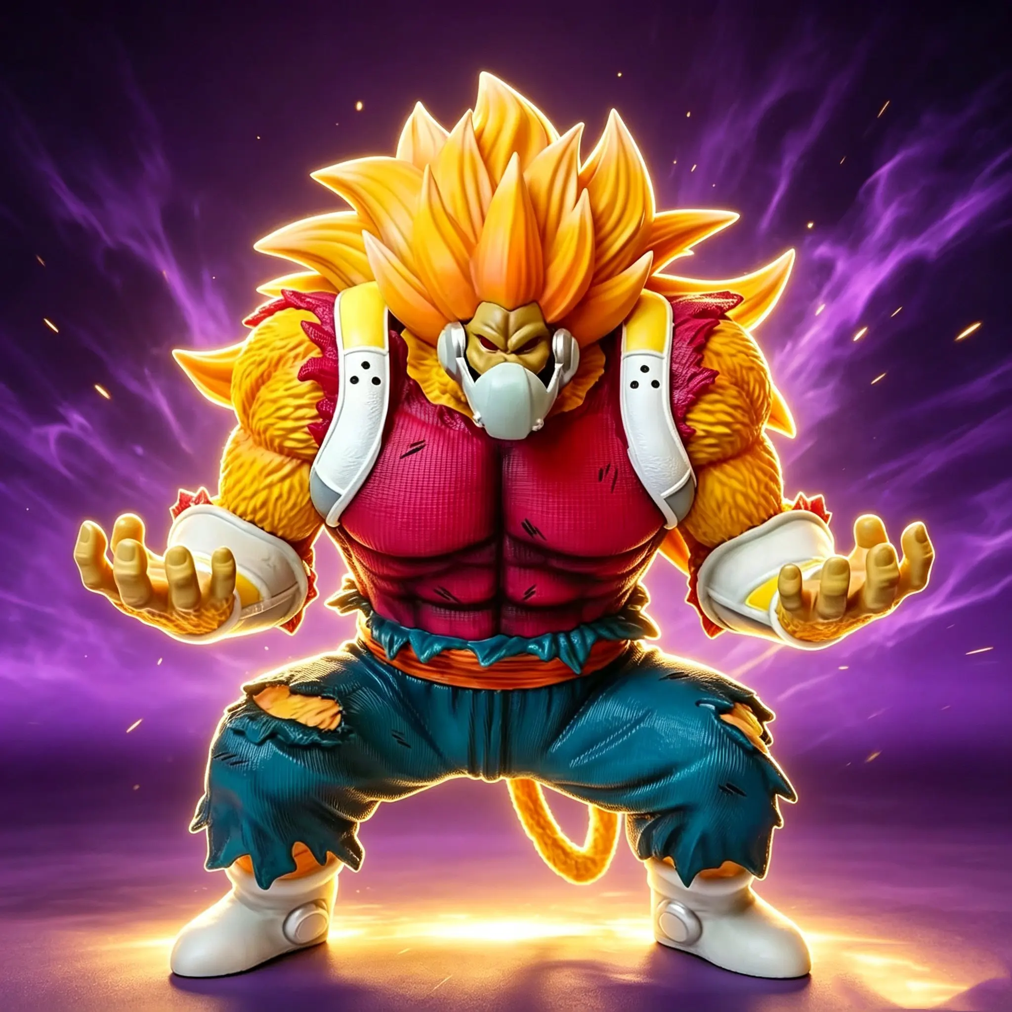 31CM/12.2inch Anime Dragon Ball Z Cumber Oozaru Figure PVC Action Figures Collection Model Toys Gifts
