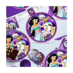 Disney Jasmine Princess Aladdin Theme wedding centerpieces for tables bridesmaid gift stickers cake stand party decor kids decor