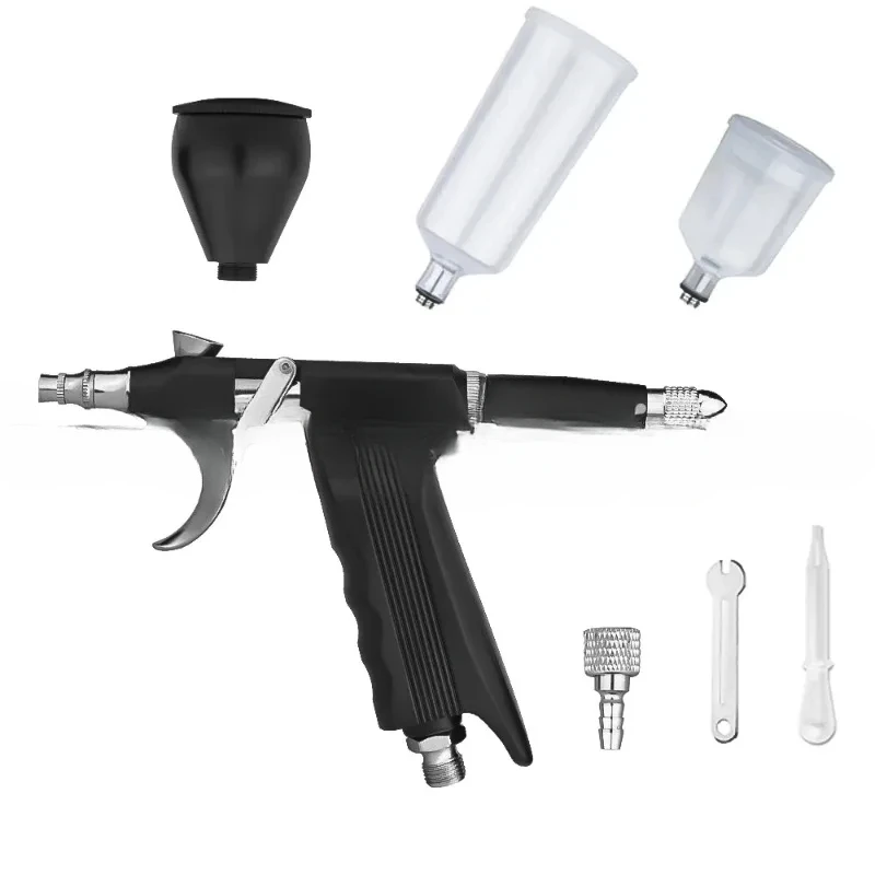 Professional Trigger Air-Paint Control GunSide Feed Airbrush for Body/Car Painting, Nail Arts, Cake Decorating, Textiles, Makeup