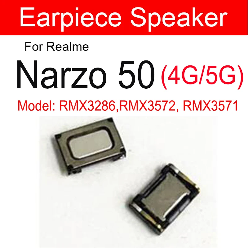 Earpiece Speaker For OPPO Realme Narzo 10 10A 20 20Pro 20S 30 30Pro 50 50A 50i Prime 4G 5G Earphone Speaker Sound Receiver Flex