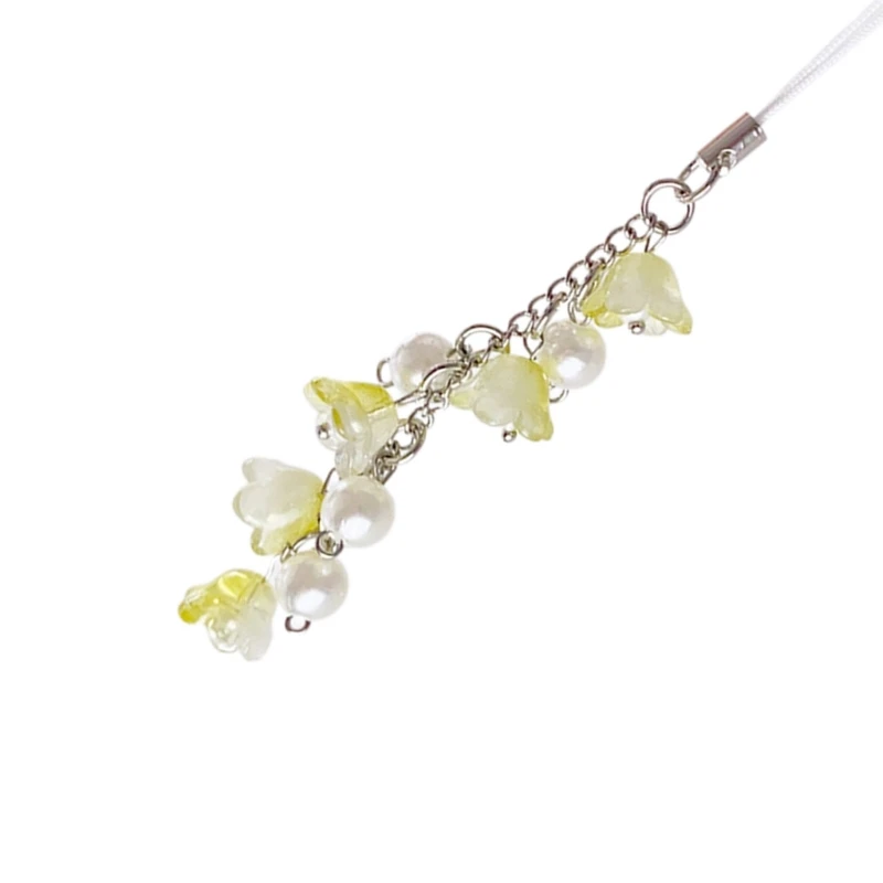 Lilys of the Valley Flower Phone Chain Flower Camera Charm for Everyday Use