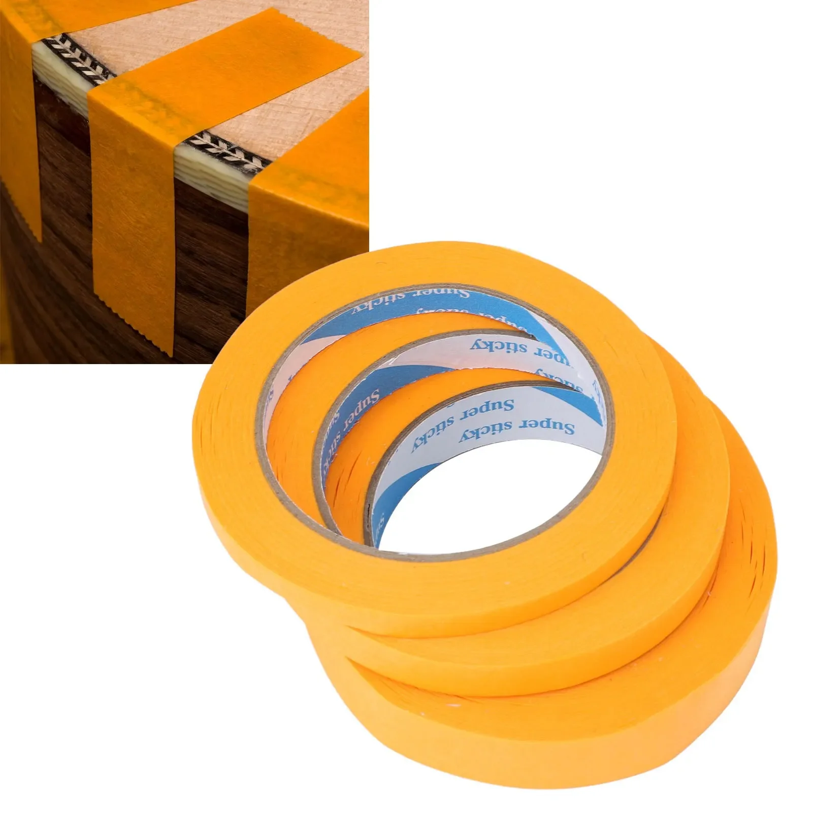 Cinta adhesiva para diapasón de guitarra eléctrica, cinta de reparación de bajos, accesorios protectores adhesivos, 3 uds.