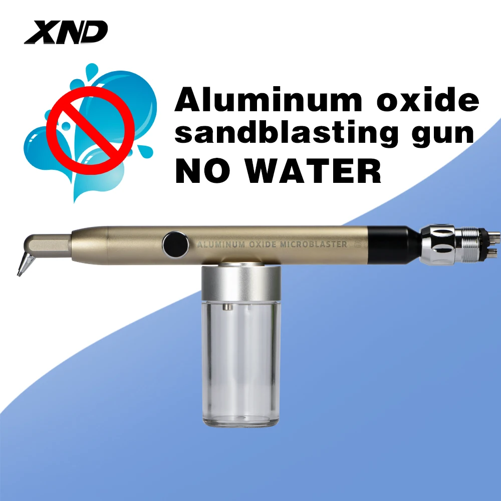 

XND Dental Aluminum Oxide sandblasting gun Micro Blaster Microetcher Technician Air Polisher Surface Roughening Tool 2/4 Holes