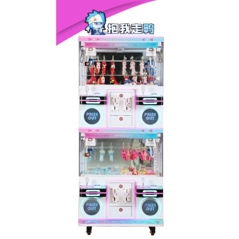 

Commercial Claw Machine Easy to Operate Cute Design Single 4 Player Toy Hunt Gripping Arcade Mini Crane Claw Machine JPJ003-BWZY