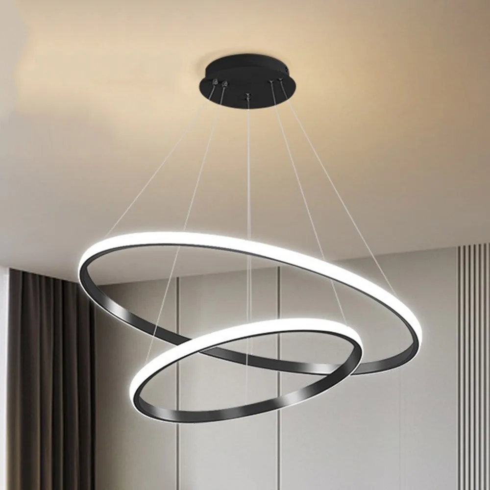 

Nordic Luxury Hanging Light Adjustable LED Pendant Chandelier High Brightness Ceiling Lamp for Living Room Bedroom Decoration