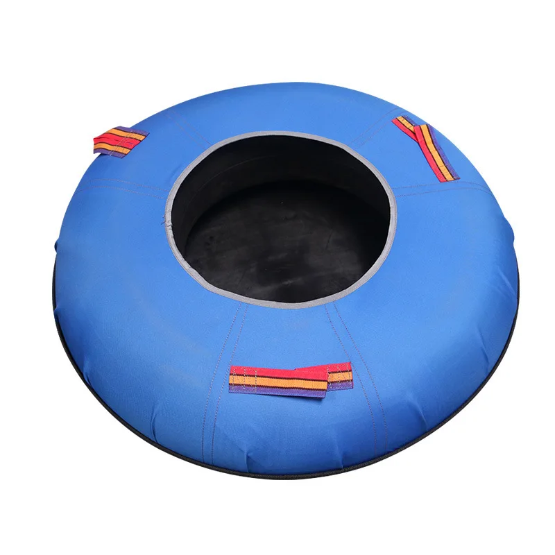 Adult PVC Ski Tire Children's Snowboard Inflatable Ski Ring Double Play Snow Double Handle Snow Toy Snow Tubes