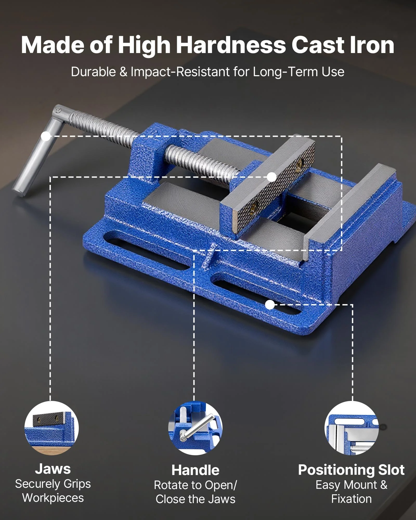 Drill Bench Vise 6 Inch / 4 In - Woodworking Vise For Workbench ulasan dan harga