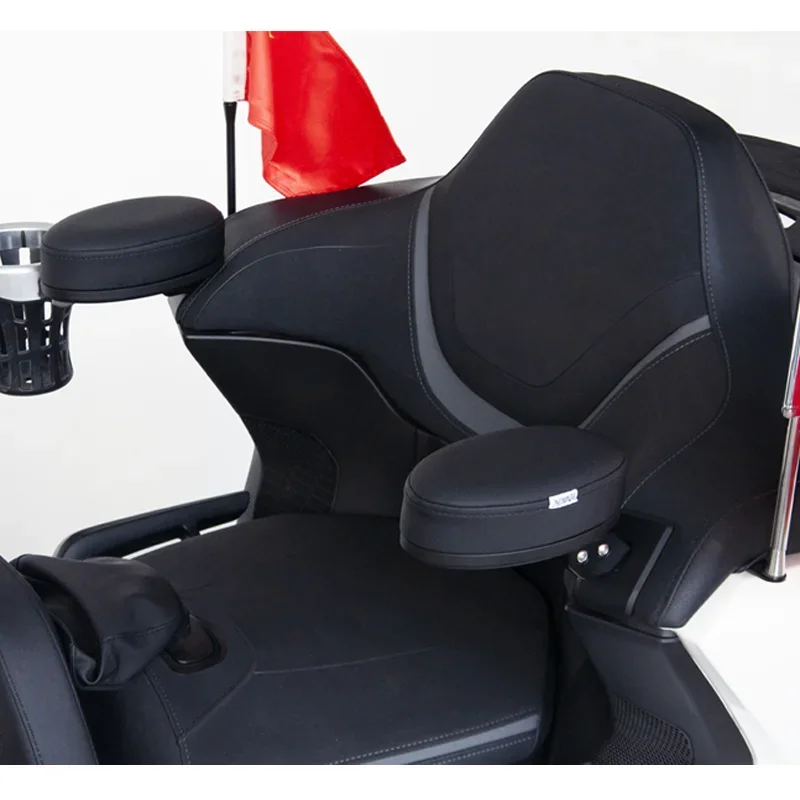 Braços de passageiros da motocicleta, almofada traseira do corrimão do tronco, almofada de descanso para Honda Gold Wing GL 1800, F6C, tipo rotativo, 2021-2024