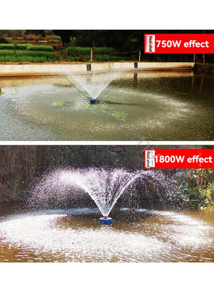 Imagem -06 - Flutuante de Lagoa de Peixes Aerador Bomba de Flutuação Bomba de Água Equipamento de Agricultura de Camarão 1800w