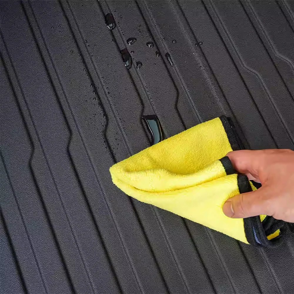 NeuFür Tesla ModelY Juniper2025 Vorne Hinten Stamm Matten Cargo Liner Wasserdichte Anti-slip TPE Pads Alle Wetter Innen Zubehör – Detail 5