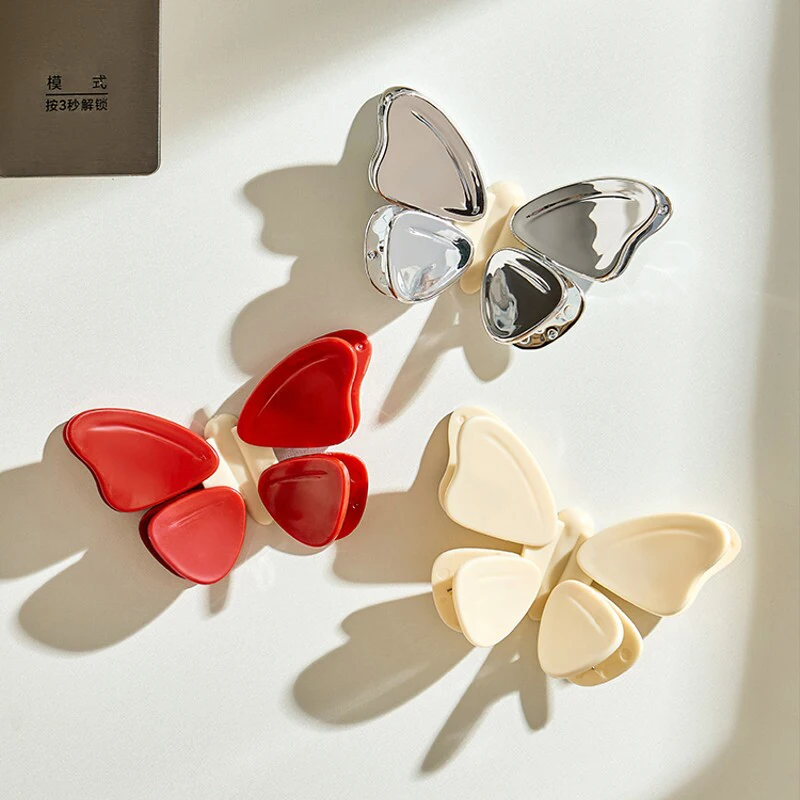 Garden Party Butterfly Kitchen Decor Fridge Magnet 4 Pcs Wing Shape Magnetic Bag Sealer Snack Chip Clips Office Organizer 2 Sets