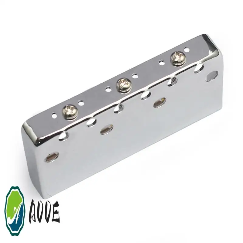 

Short Guitar Bridge Dual Load Guitar Bridge With Cut-Down Sides With Compensated Brass Saddles For TL Guitar