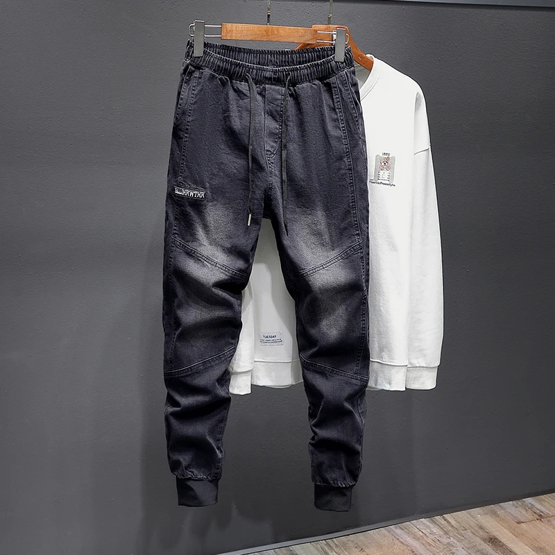 

Waed Denim Jeans Men's Spring Autumn New Casual Long Pants Trendy Brand Haome Autumn Winter Men's Pants