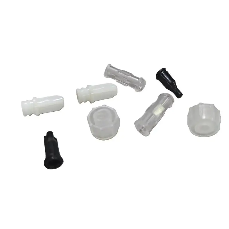 10Pcs Transparent Plastic Syringe Connector Leak Proof Double Helix Medical Sterile Luer Lock Adapter DIY Accessories