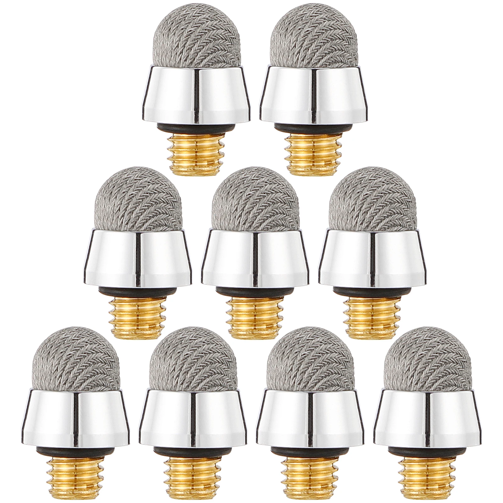 

10 Pcs Capacitive Pen Tips Stylus Replacement Heads M5 Thread 6 4mm Copper Plated Conductive Coating Protective No Damage