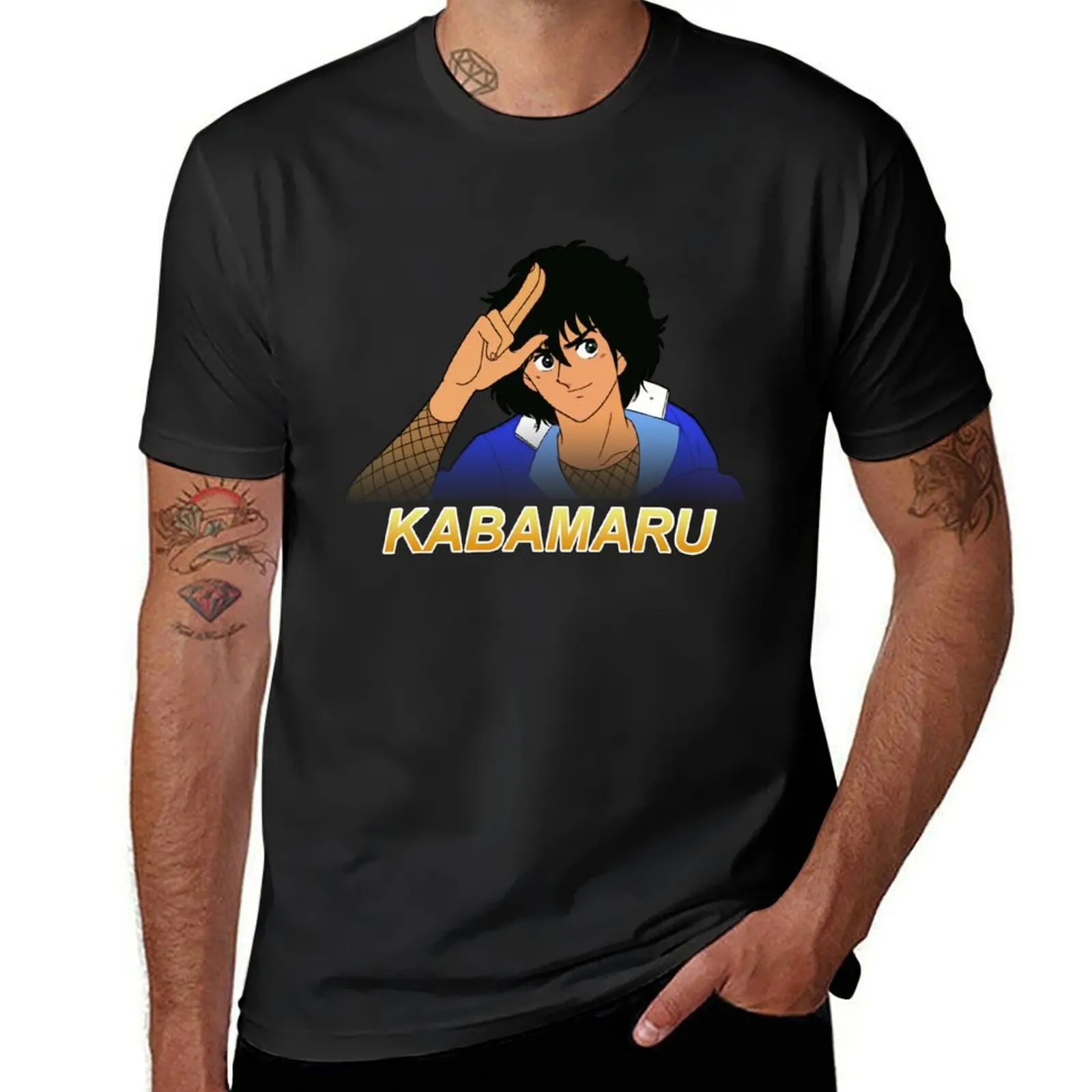 Kabamaru (greeting) T-Shirt funnys plus size tops cute tops mens graphic t-shirts anime