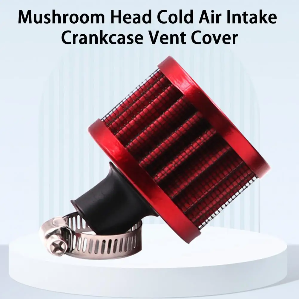 Car Air Filter High Flow Mushroom Head Cold Air Intake Crankcase Vent Cover for Vehicle