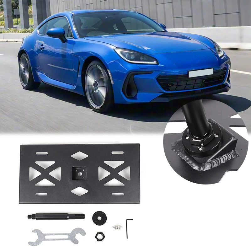 

For 2022+ Subaru BRZ front license plate frame front license plate floor frame auto parts aluminum alloy (Japanese version)
