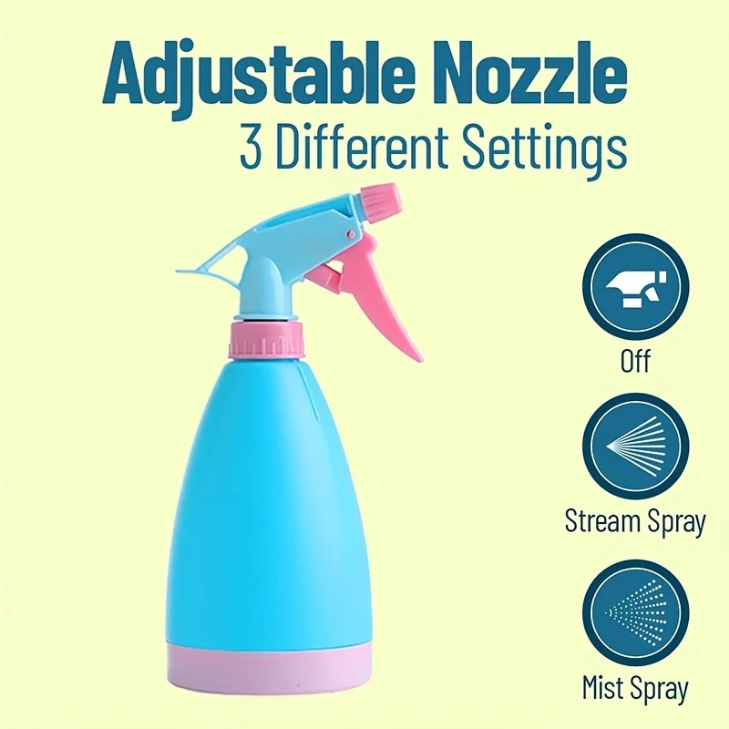16 Oz Premium Empty Spray Bottle - Leak-Proof, BPA-Free, Multi-Purpose Mist/Stream for Cleaning, Plants, Pet, Vinegar, BBQ