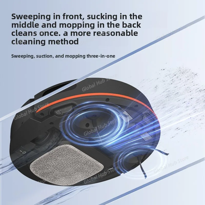 Automatic Sweeping Robot Clean Household Machine Intelligent Technology Suck Drag Vacuum Cleaner with Voice App Control