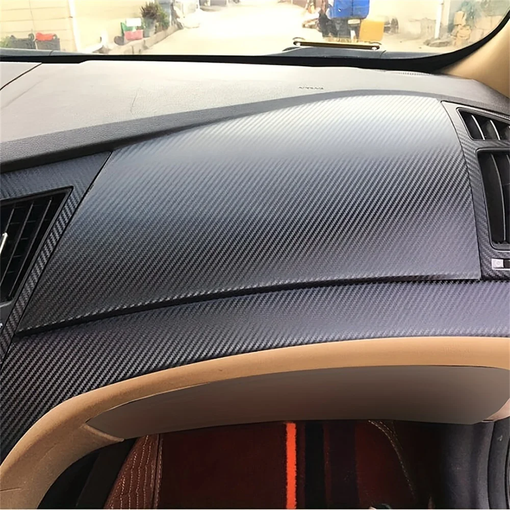 For Hyundai Sonata YF 2010-2014 Interior Central Control Panel Door Handle Carbon Fiber Stickers Decals Car Styling Accessories