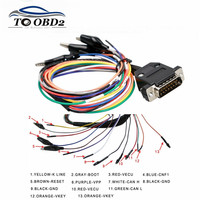 KTM BENCH 1.20 32 IN 1 KTM FLASH 67 IN 1 V1.20 OBD2 Extension Cord Accessories 14P 600KT02 DB15 colored cable Green GPT Adapter