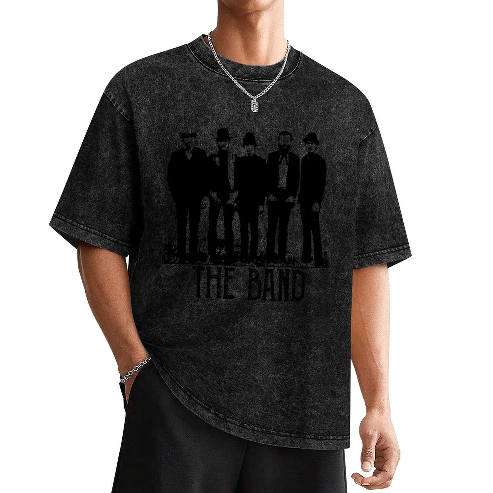 

The Band Vintage Retro Concert T-Shirt cheap stuff oversizeds graphic tee shirt Men's t-shirt